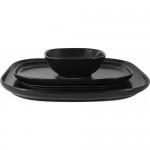 Набор посуды Maxwell &amp; Williams Форма 2 тарелки + салатник фарфор черный 3 шт