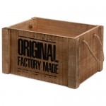 Ящик деревянный Factory с ручками L35 см H20 см