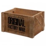 Ящик деревянный Factory с ручками L40 см H23 см