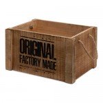 Купить Ящик деревянный Factory с ручками L30 см H18 см