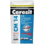 Плиточный клей цементный Ceresit CM 14 Extra 5 кг