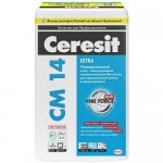 Плиточный клей цементный Ceresit CM 14 Extra 25 кг