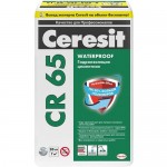 Гидроизоляция обмазочная цементная Ceresit CR 65 20 кг