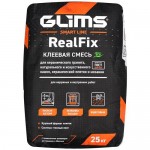 Купить Плиточный клей цементный GLIMS RealFix 25 кг