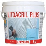 Плиточный клей дисперсионная LITOKOL Litoacril plus 5 кг