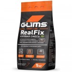 Плиточный клей цементный GLIMS RealFix серый 5 кг
