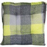 Купить Подушка декоративная XENON Green-grey squared 46х46 см