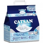 Наполнитель Catsan для кошачьего туалета песочный впитывающий 5 кг 5 л