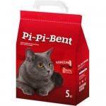 Купить Наполнитель Pi-Pi-Bent для кошачьих туалетов глиняный комкующийся 5кг 12 л