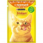 Влажный корм для кошек Friskies кусочки в соусе с курицей 85 г