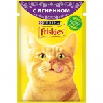 Влажный корм для кошек Friskies кусочки в соусе с ягненком 85 г