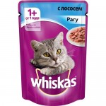 Купить Влажный корм для кошек Whiskas рагу&nbsp;с лососем 85 г