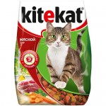 Сухой корм для кошек Kitekat Мясной пир гранулы c мясом 350 г