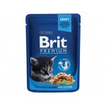 Влажный корм для котят Brit Premium с курицей 100 г