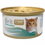 Купить Влажный корм для котят Brit Care паштет с цыпленком 80 г