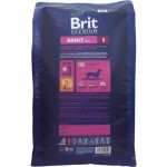 Купить Сухой корм для собак Brit Premium Adult S гранулы с курицей 3 кг