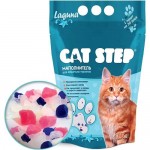 Наполнитель Cat Step для кошачьих туалетов  силикагелевый впитывающий 3,8 л