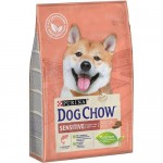 Сухой корм для собак DOG CHOW Adult гранулы с лососем 2,5 кг