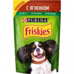 Купить Влажный корм для собак Friskies кусочки в соусе с ягненком 85 г