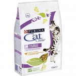 Сухой корм для кошек Cat Chow Hairball control с домашней птицей 1,5 кг