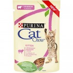 Купить Влажный корм для котят Cat Chow Kitten с ягненком и кабачком 85 г