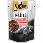 Влажный корм для кошек Sheba Mini кусочки в желе с говядиной 50 г