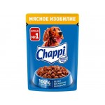 Влажный корм для собак Chappi мясное изобилие 85 г
