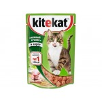 Купить Корм для кошек Kitekat с кроликом в соусе 85 г