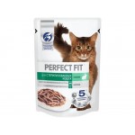 Купить Влажный корм для стерилизованных кошек Perfect Fit с кроликом в соусе 75 г