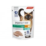 Купить Влажный корм для стерилизованных кошек Perfect Fit паштет с индейкой 75 г